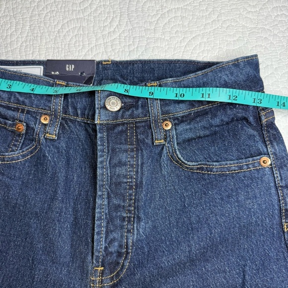 NWT GAP High Rise Cheeky Straight High Rise Jeans in Blue size 25 - Picture 2 of 9